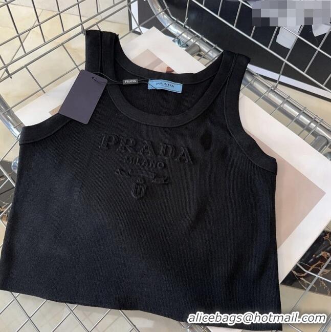 ​Reasonable Price Prada Knit Vest 0401 Black 2024