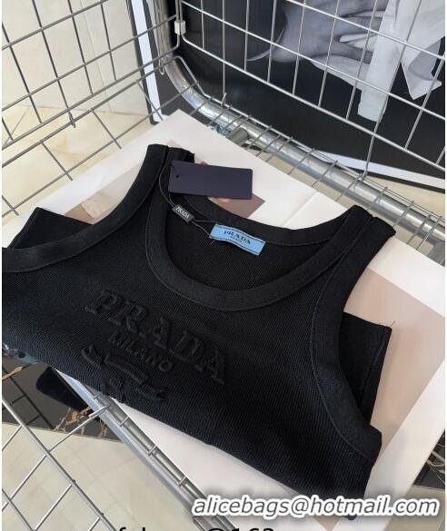 ​Reasonable Price Prada Knit Vest 0401 Black 2024