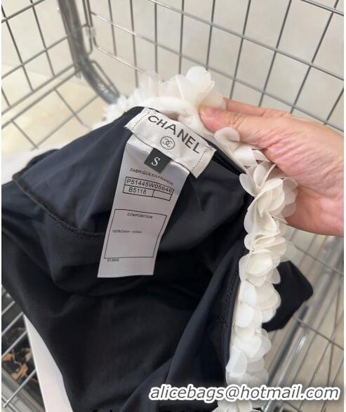 Inexpensive Chanel Swimwear with Bloom CH0401 White/Black 2024