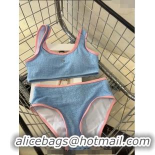 Buy Discount Chanel Swimwear CH040140 Llight Blue/Pink 2024