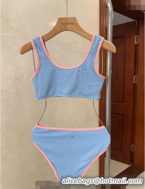 Buy Discount Chanel Swimwear CH040140 Llight Blue/Pink 2024