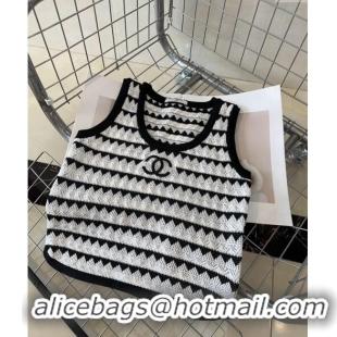 Buy Fashionable Chanel Vest CH040102 White 2024