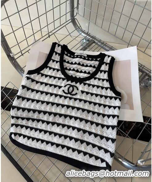 Buy Fashionable Chanel Vest CH040102 White 2024