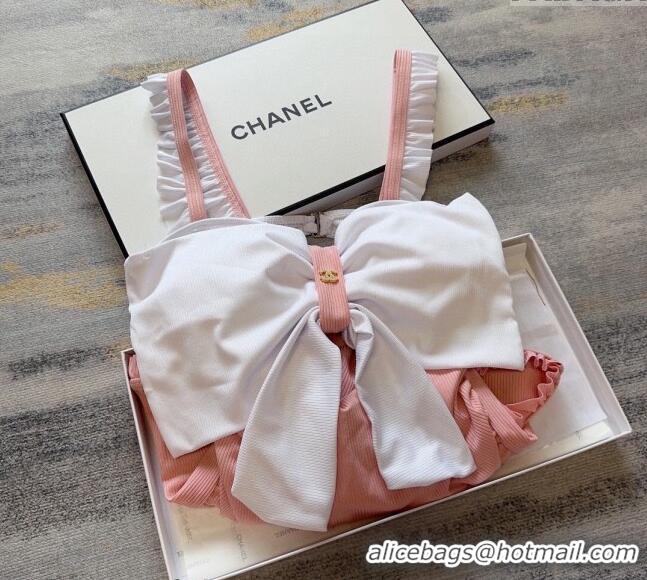 New Design Chanel Ruffled Swimwear CH040140 Pink 2024