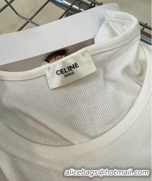 ​Famous Brand Celine Long Vest 0401 White 2024