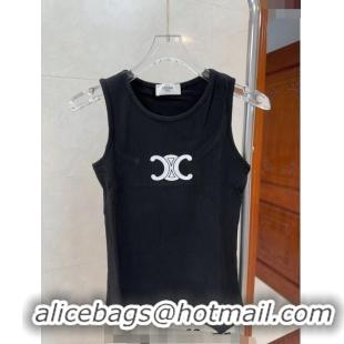 Top Grade Celine Long Vest 0401 Black 2024