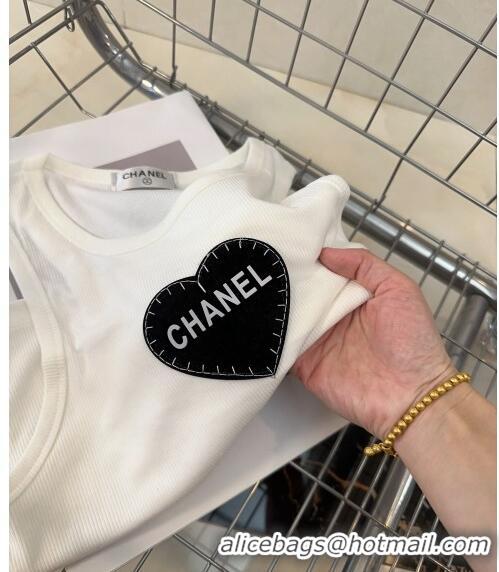 Unique Discount Chanel Love Vest 0401 White 2024