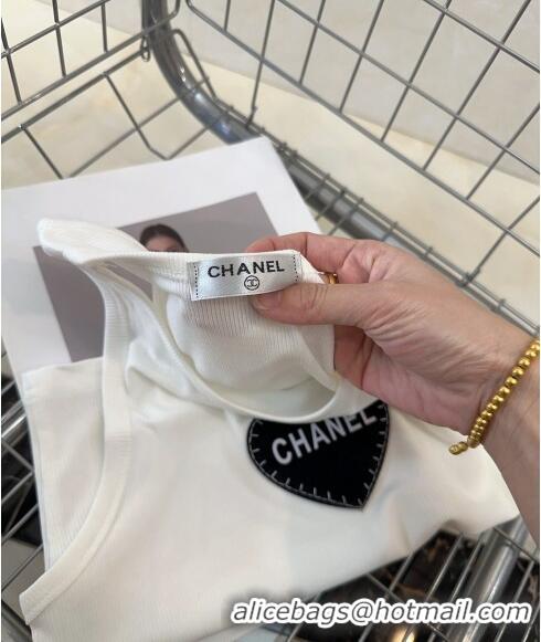 Unique Discount Chanel Love Vest 0401 White 2024