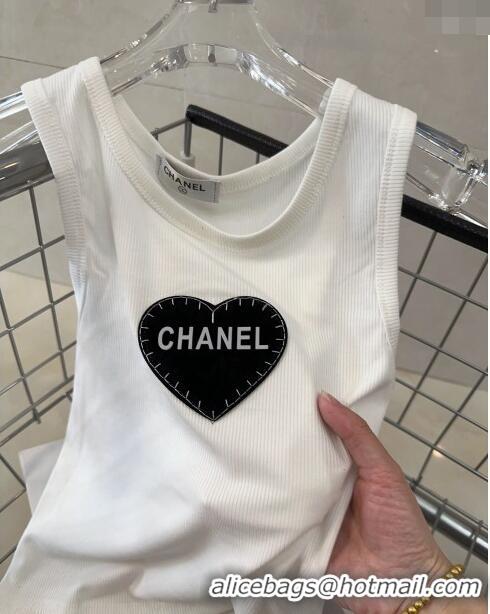 Unique Discount Chanel Love Vest 0401 White 2024