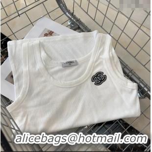 Trendy Design Chanel Long Vest 0401 White 2024