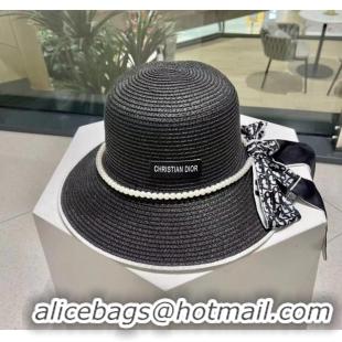 Grade Design Dior Straw Hat D2722 Black 2024