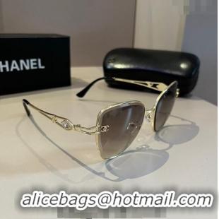 Famous Brand Chanel Sunglasses 041001 Brown 2024