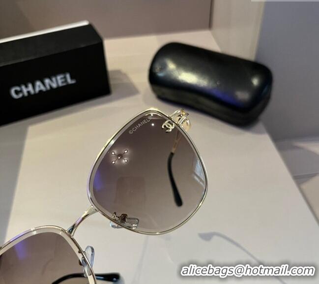 Famous Brand Chanel Sunglasses 041001 Brown 2024