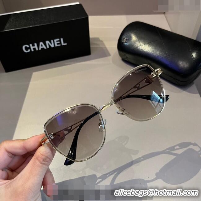 Famous Brand Chanel Sunglasses 041001 Brown 2024