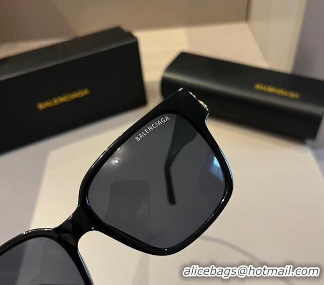 Low Price Balenciaga Sunglasses 041001 Black 2024