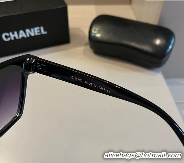 Unique Grade Chanel Sunglasses with Crystals 0410 Black 2024