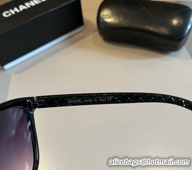 Buy Inexpensive Chanel Sunglasses 041003 Black 2024