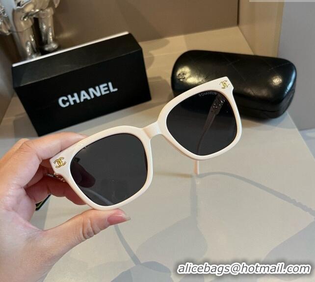 Grade Design Chanel Sunglasses 041004 White 2024