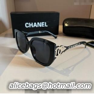 New Style Chanel Sunglasses 041005 Black 2024