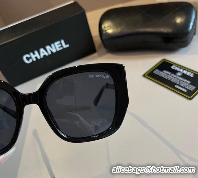 New Style Chanel Sunglasses 041005 Black 2024