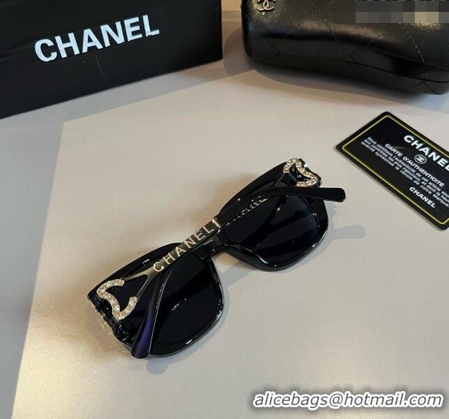 New Style Chanel Sunglasses 041005 Black 2024