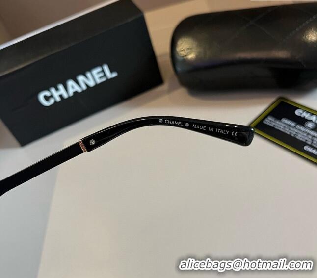 Low Cost Chanel Sunglasses 041005 Black/Purple 2024