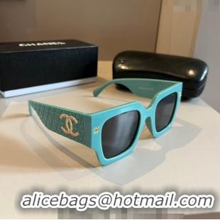 Good Looking Chanel Sunglasses 041006 Green 2024