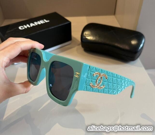 Good Looking Chanel Sunglasses 041006 Green 2024