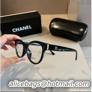 Trendy Design Chanel Sunglasses with Pearls CH3440 Black 2024