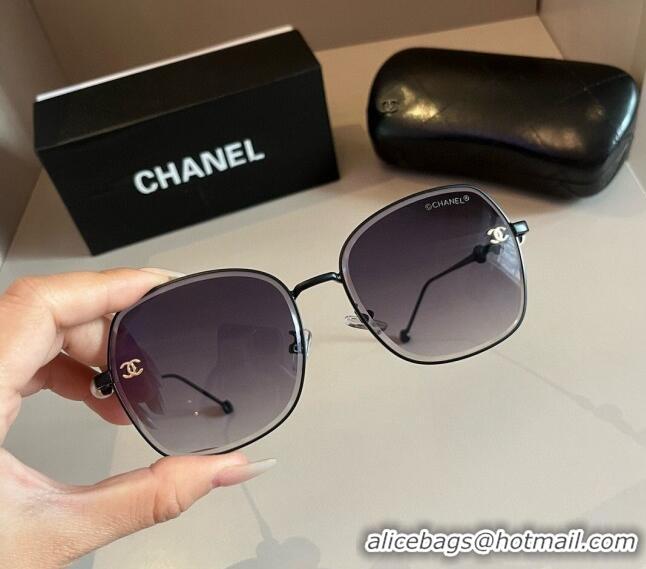 Low Cost Chanel Sunglasses with Pearls CH041007 Grey 2024