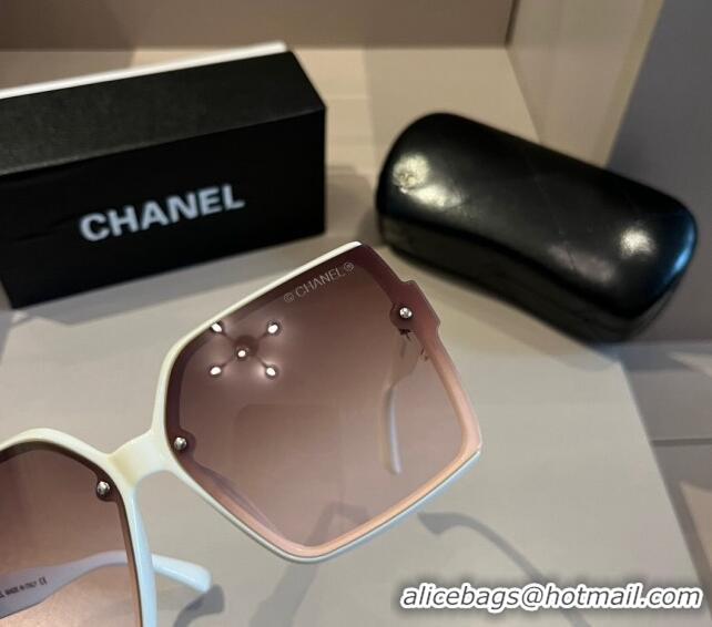 Good Product Chanel Sunglasses CH041008 White 2024 