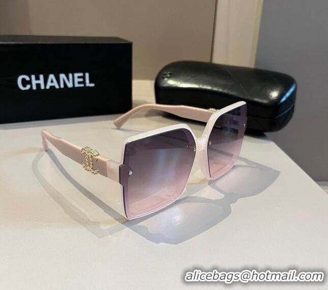 Top Grade Chanel Sunglasses CH041008 Pink 2024