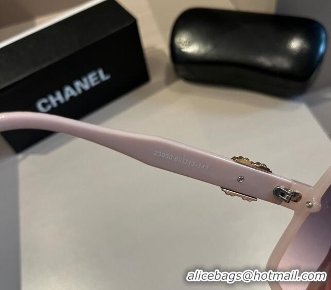 Top Grade Chanel Sunglasses CH041008 Pink 2024