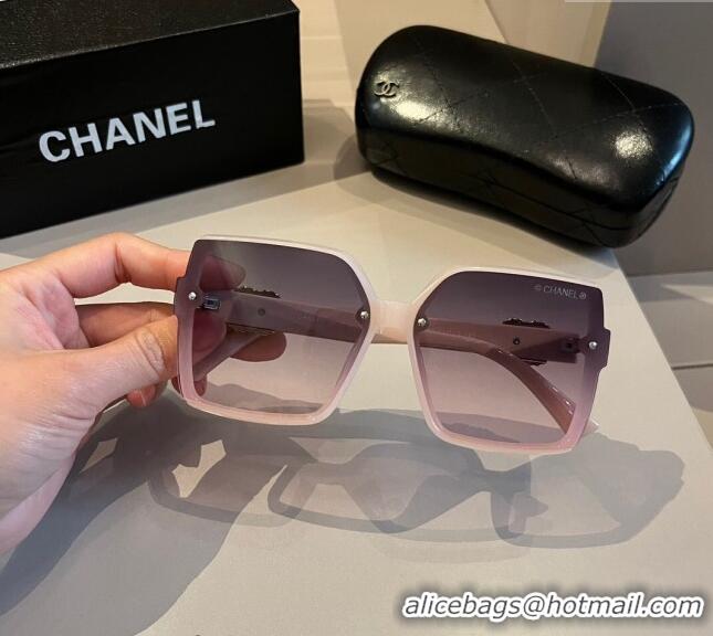 Top Grade Chanel Sunglasses CH041008 Pink 2024