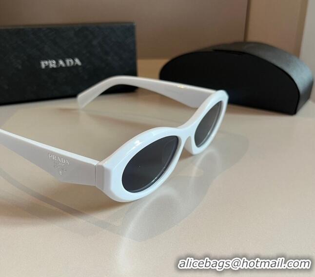 Shop Grade Prada Sunglasses PR26Z White 2024