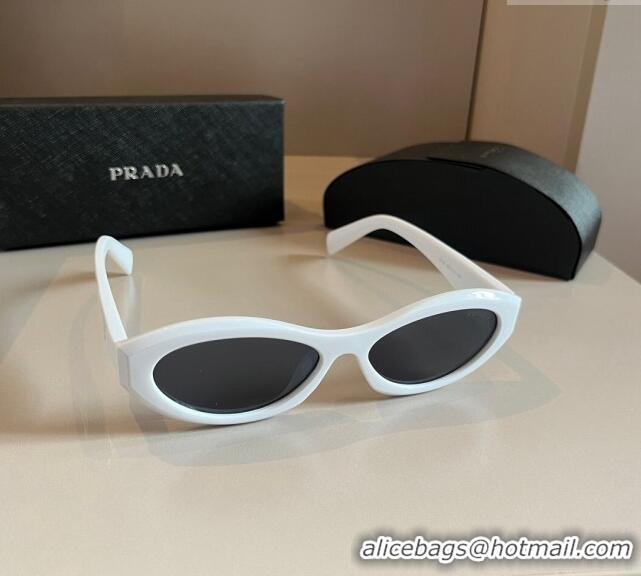 Shop Grade Prada Sunglasses PR26Z White 2024