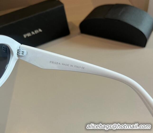 Shop Grade Prada Sunglasses PR26Z White 2024