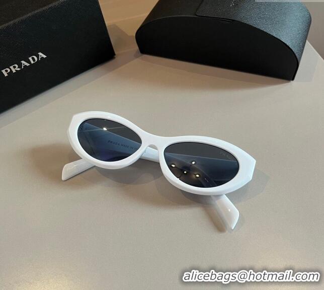 Shop Grade Prada Sunglasses PR26Z White 2024