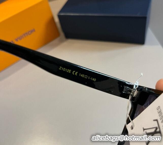 Buy Cheapest Louis Vuitton Sunglasses 041001 Black/Grey 2024