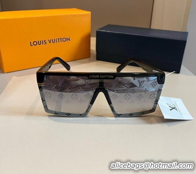 Buy Cheapest Louis Vuitton Sunglasses 041001 Black/Grey 2024