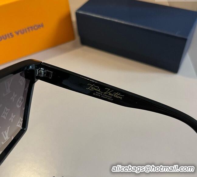 Buy Cheapest Louis Vuitton Sunglasses 041001 Black/Grey 2024