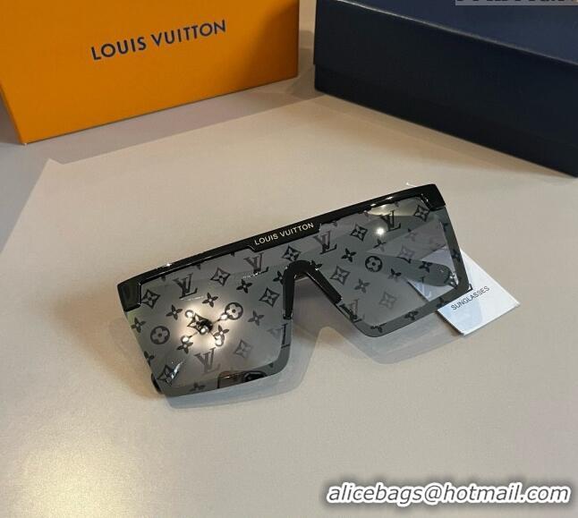 Buy Cheapest Louis Vuitton Sunglasses 041001 Black/Grey 2024