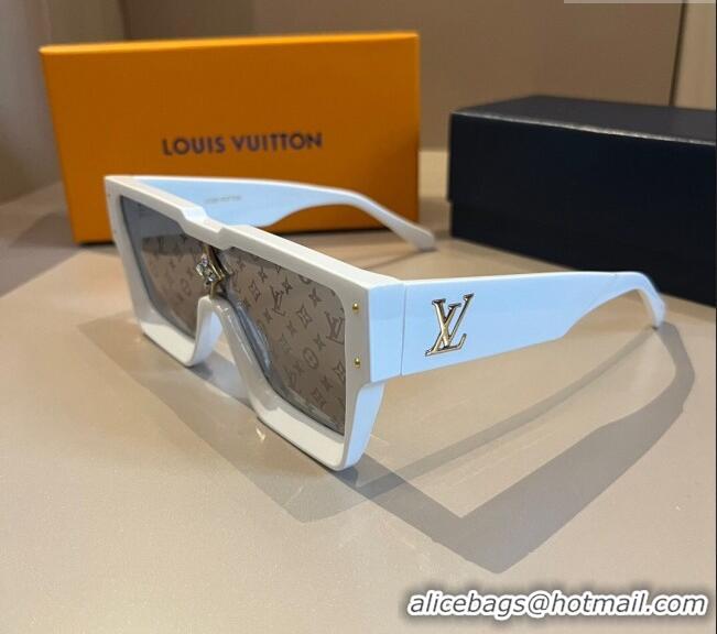 Promotional Louis Vuitton Cyclone Sunglasses 0410 White 2024