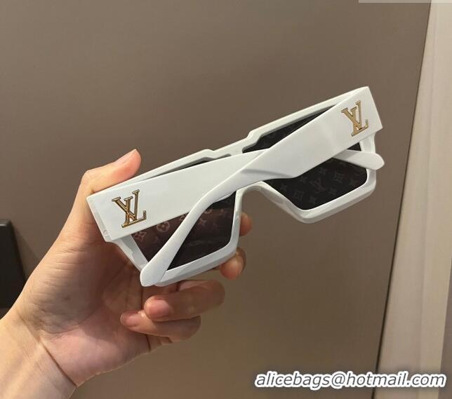 Promotional Louis Vuitton Cyclone Sunglasses 0410 White 2024