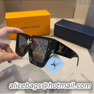 Reasonable Price Louis Vuitton Cyclone Sunglasses 0410 Black 2024