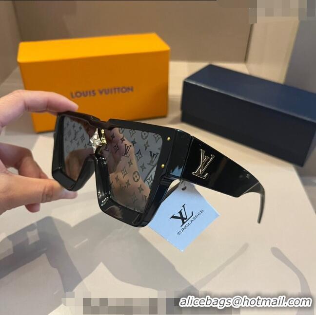 Reasonable Price Louis Vuitton Cyclone Sunglasses 0410 Black 2024