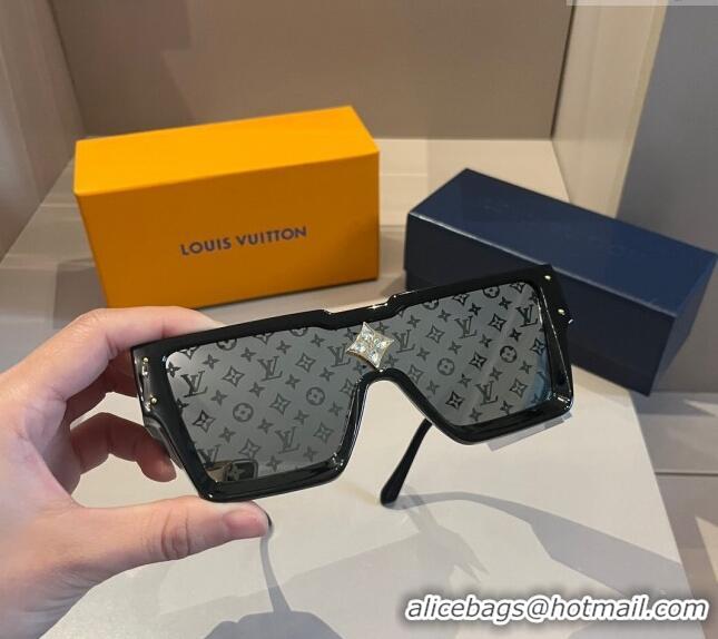 Reasonable Price Louis Vuitton Cyclone Sunglasses 0410 Black 2024