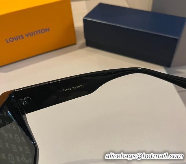 Reasonable Price Louis Vuitton Cyclone Sunglasses 0410 Black 2024