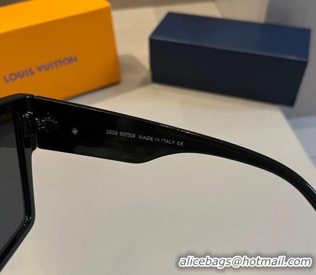 Popular Style Louis Vuitton Cyclone Sunglasses 0410 Black 2024