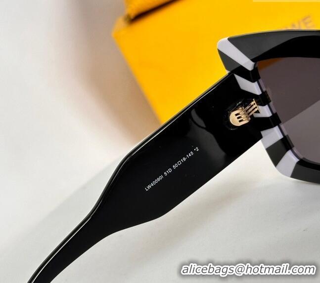 Pretty Style Loewe Sunglasses LW40090I Black/White 2024